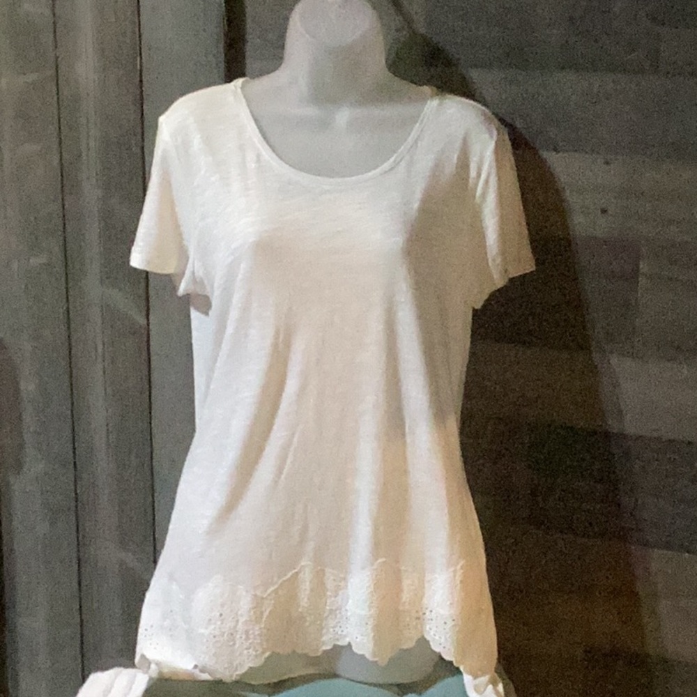 Asymmetrical White Top